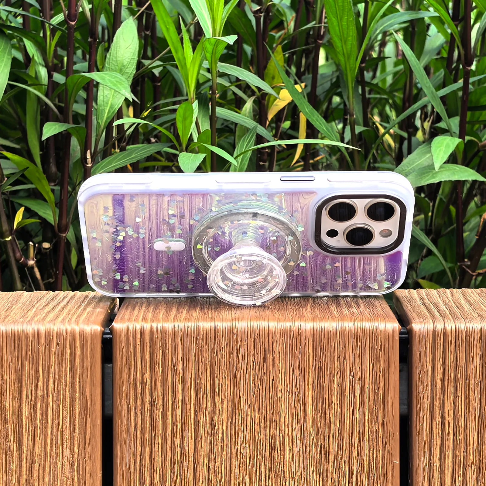 Love Light Blue Phone Case MagSafe Grip Set