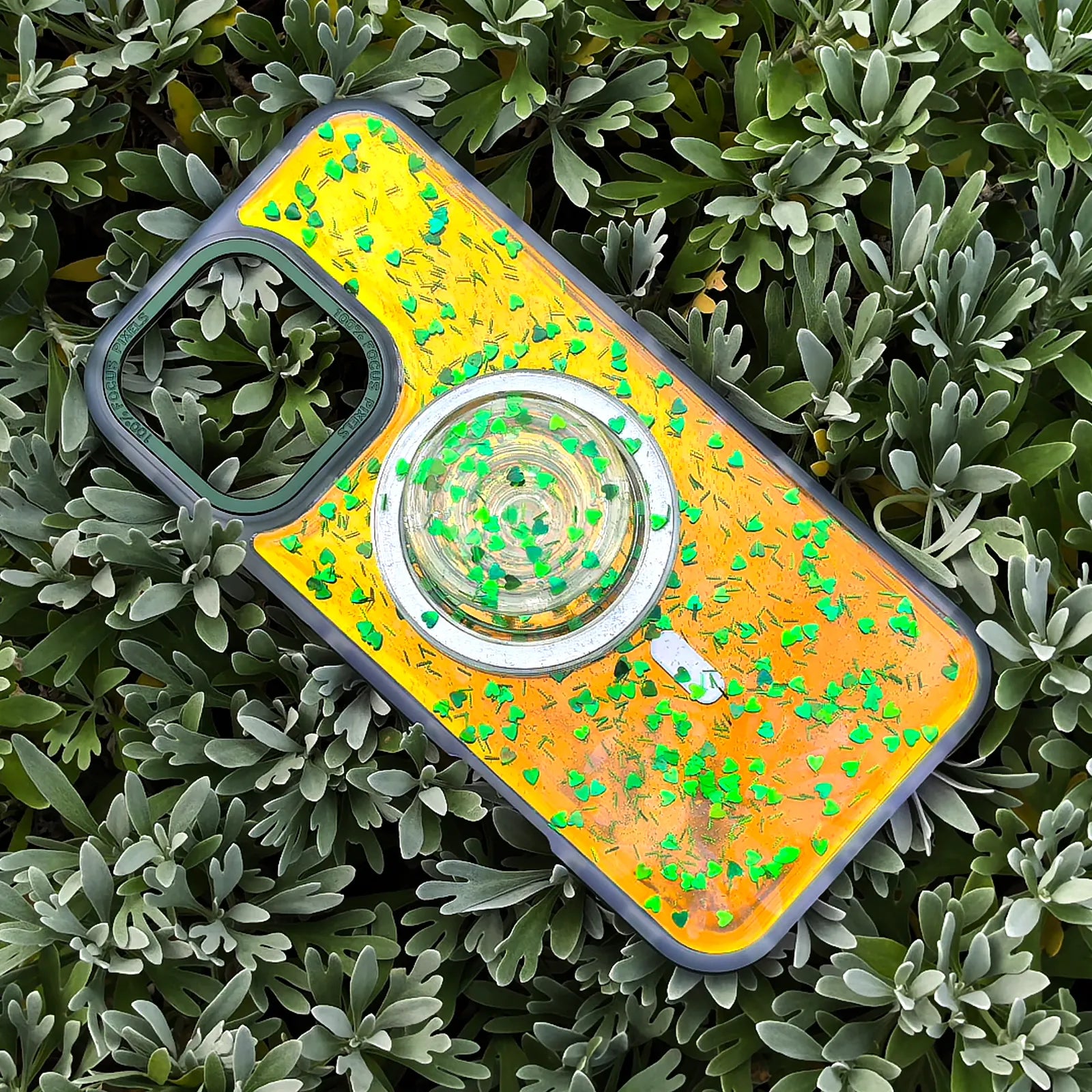 Love Green Phone Case MagSafe Grip Set