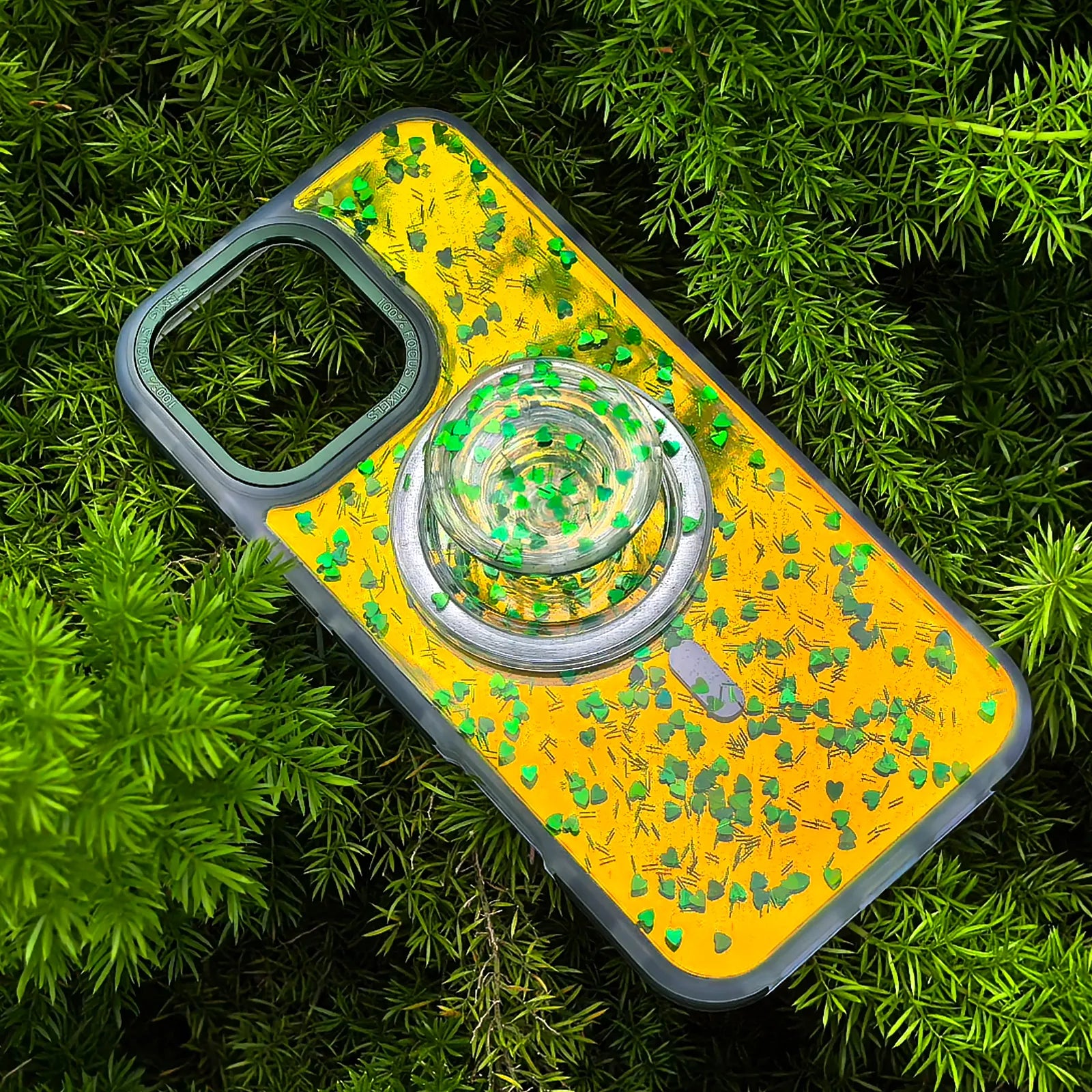 Love Green Phone Case MagSafe Grip Set