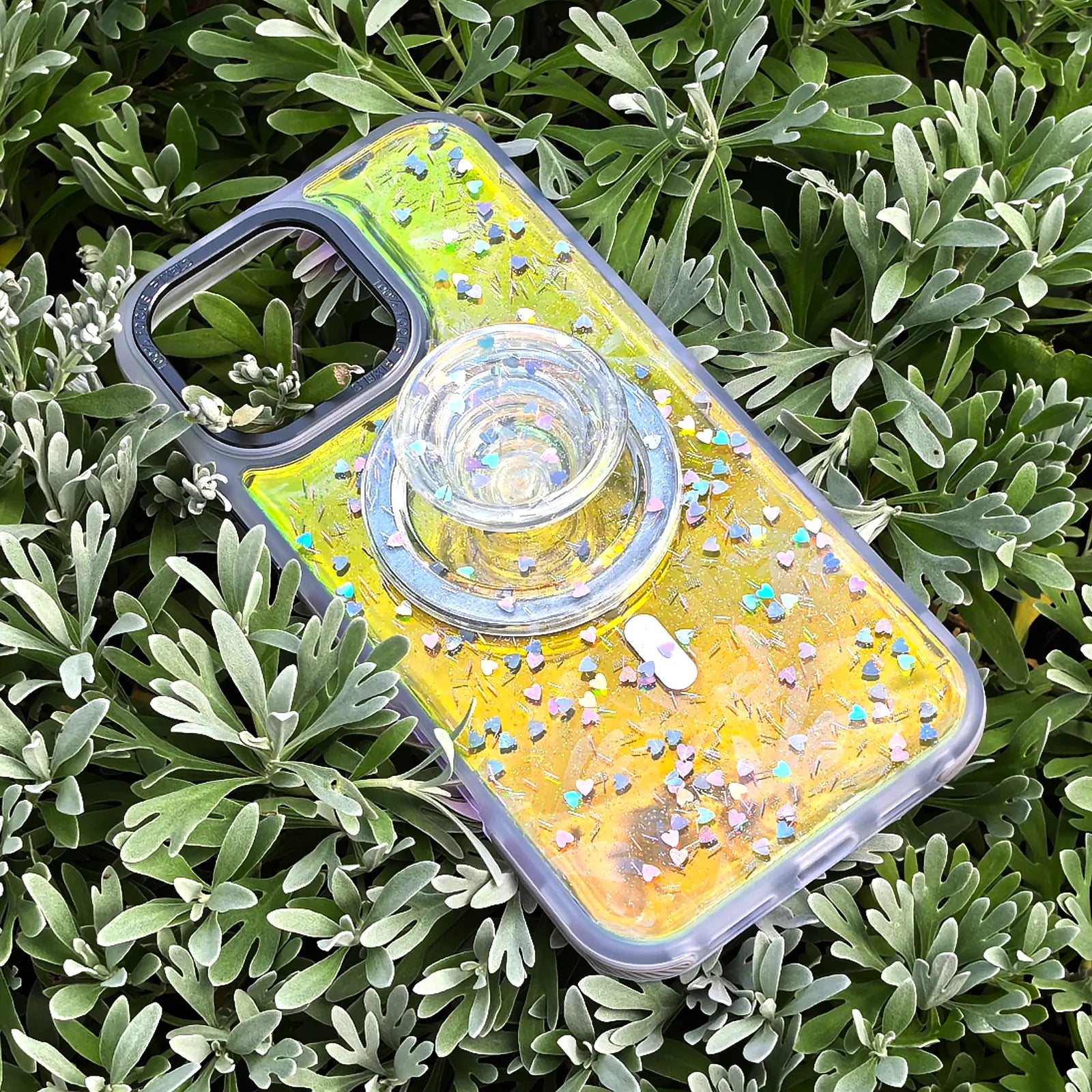 Love Light Blue Phone Case MagSafe Grip Set