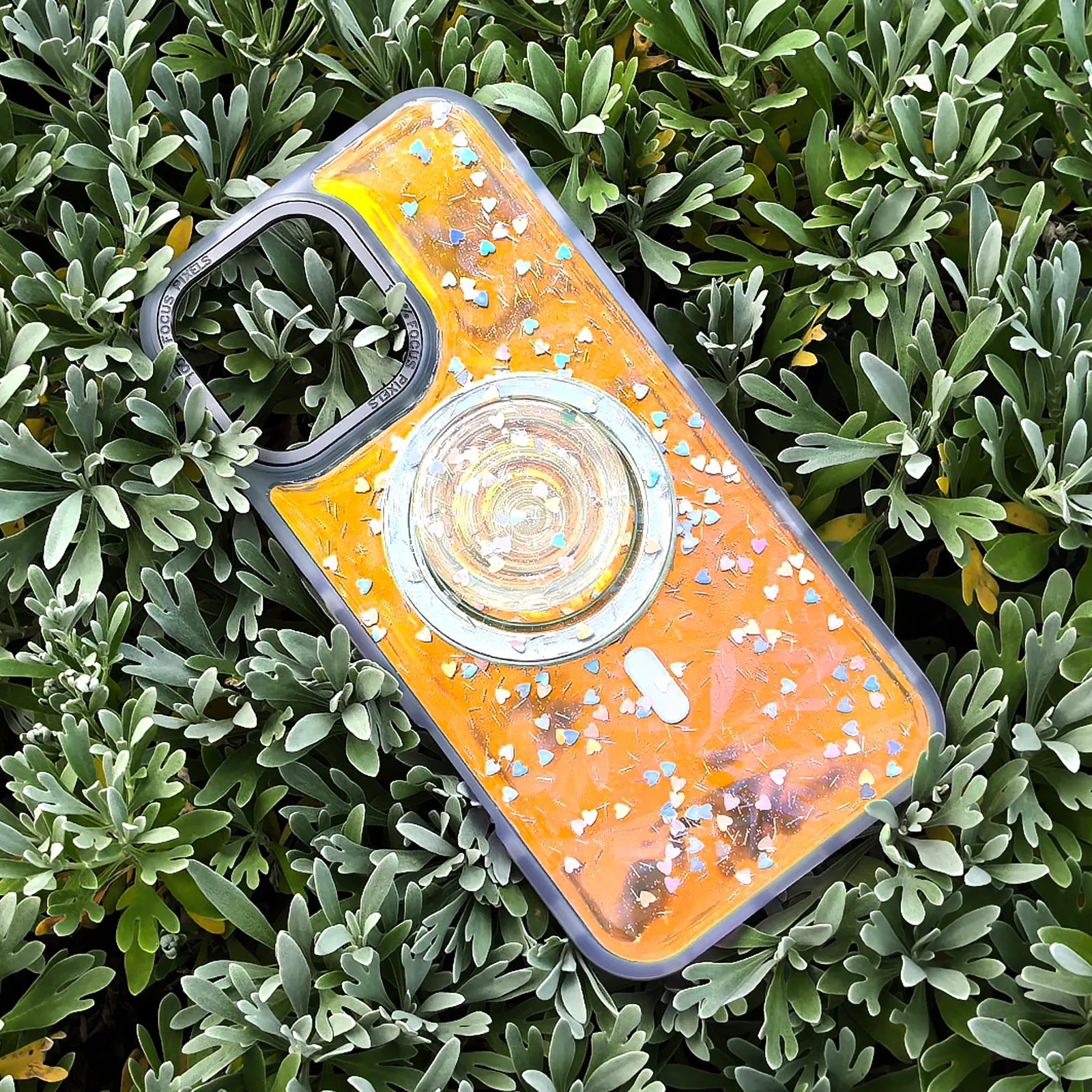 Love Light Blue Phone Case MagSafe Grip Set