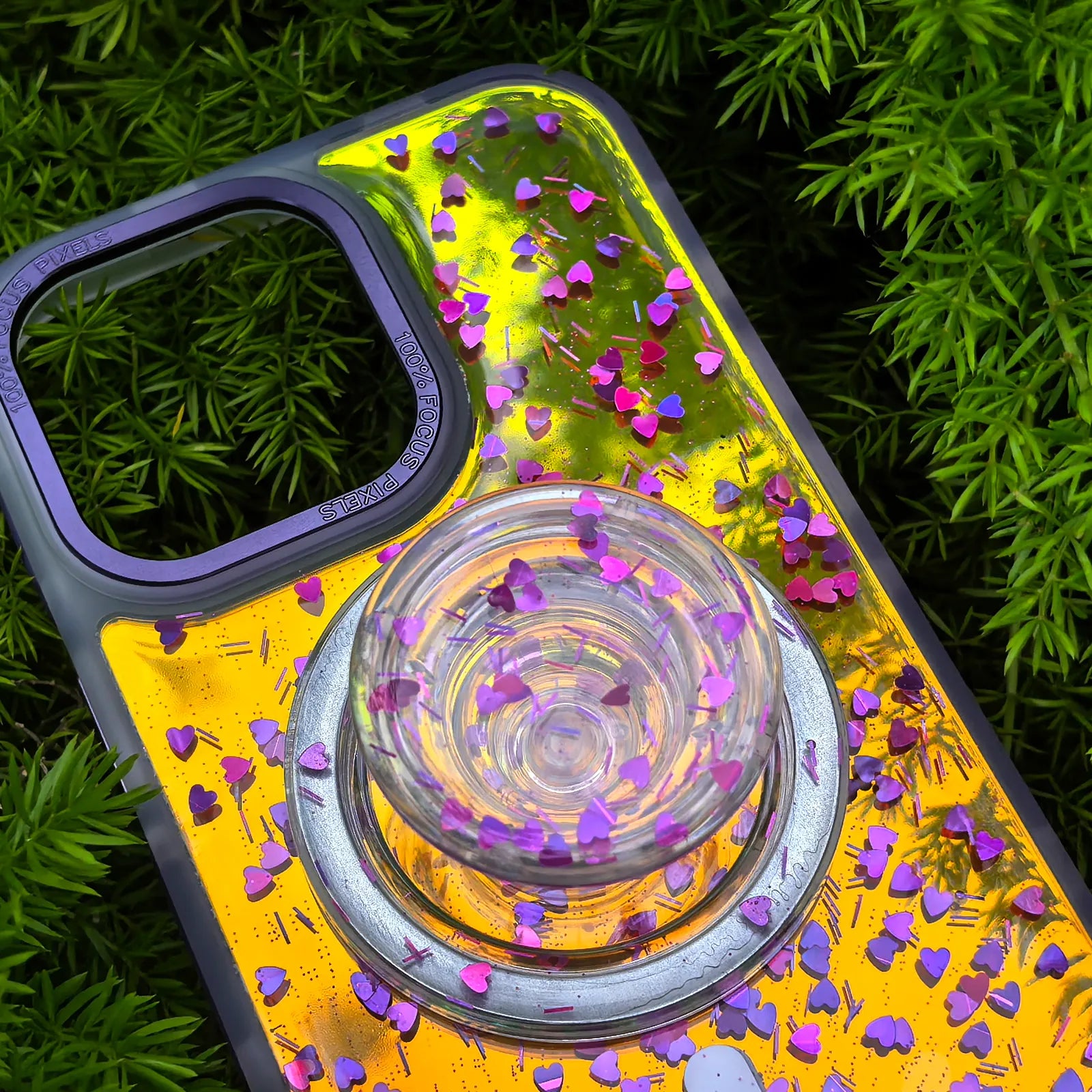 Love Purple Phone Case MagSafe Grip Set