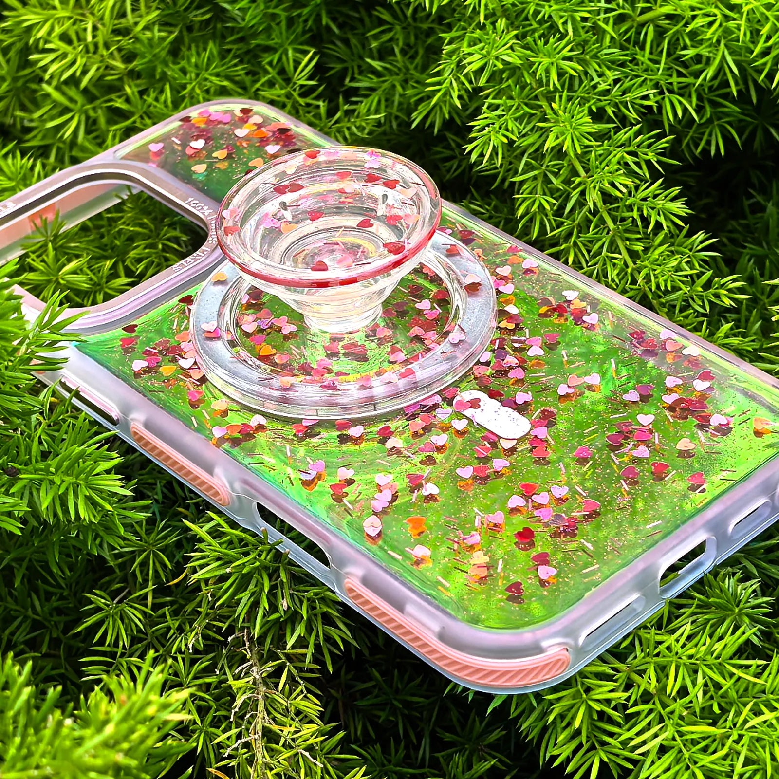 Love Rose Red Phone Case MagSafe Grip Set