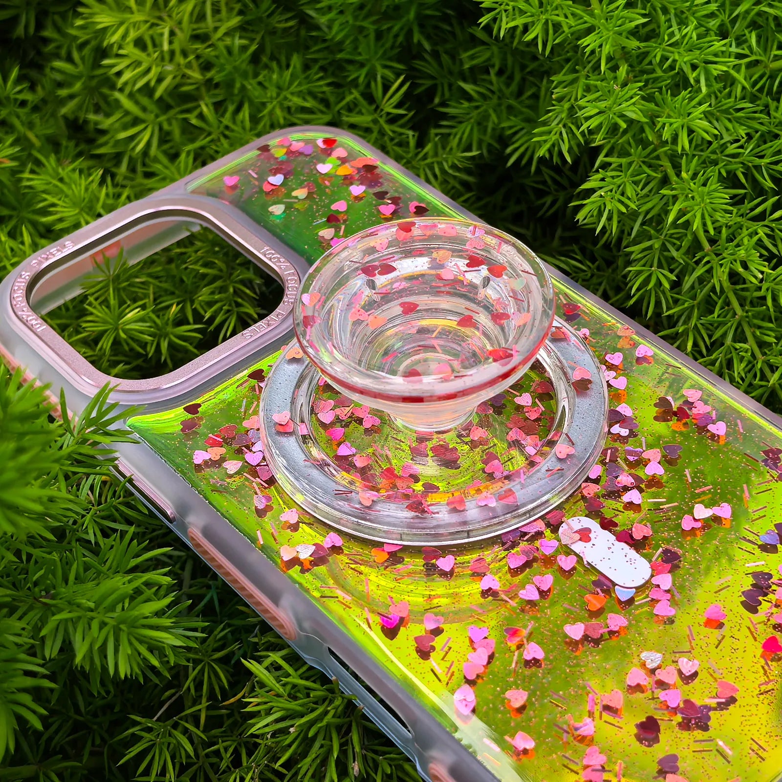 Love Rose Red Phone Case MagSafe Grip Set