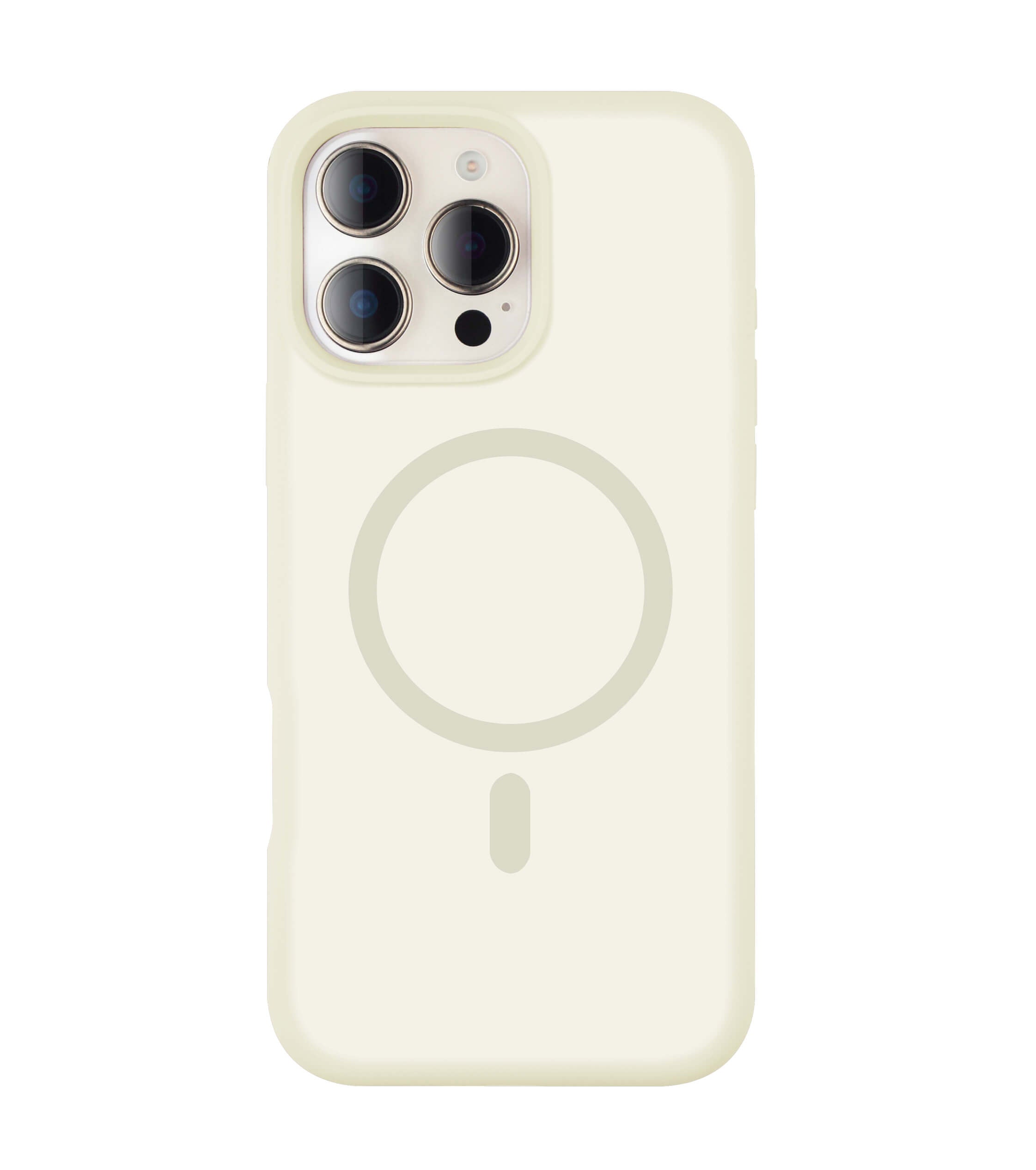 Beige Solid Color Phone Case