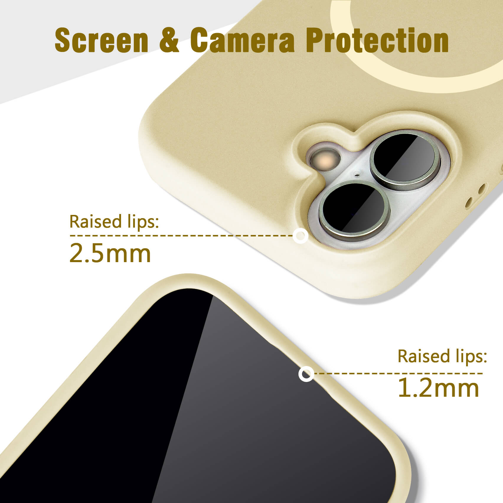 Coffee Solid Color Phone Case