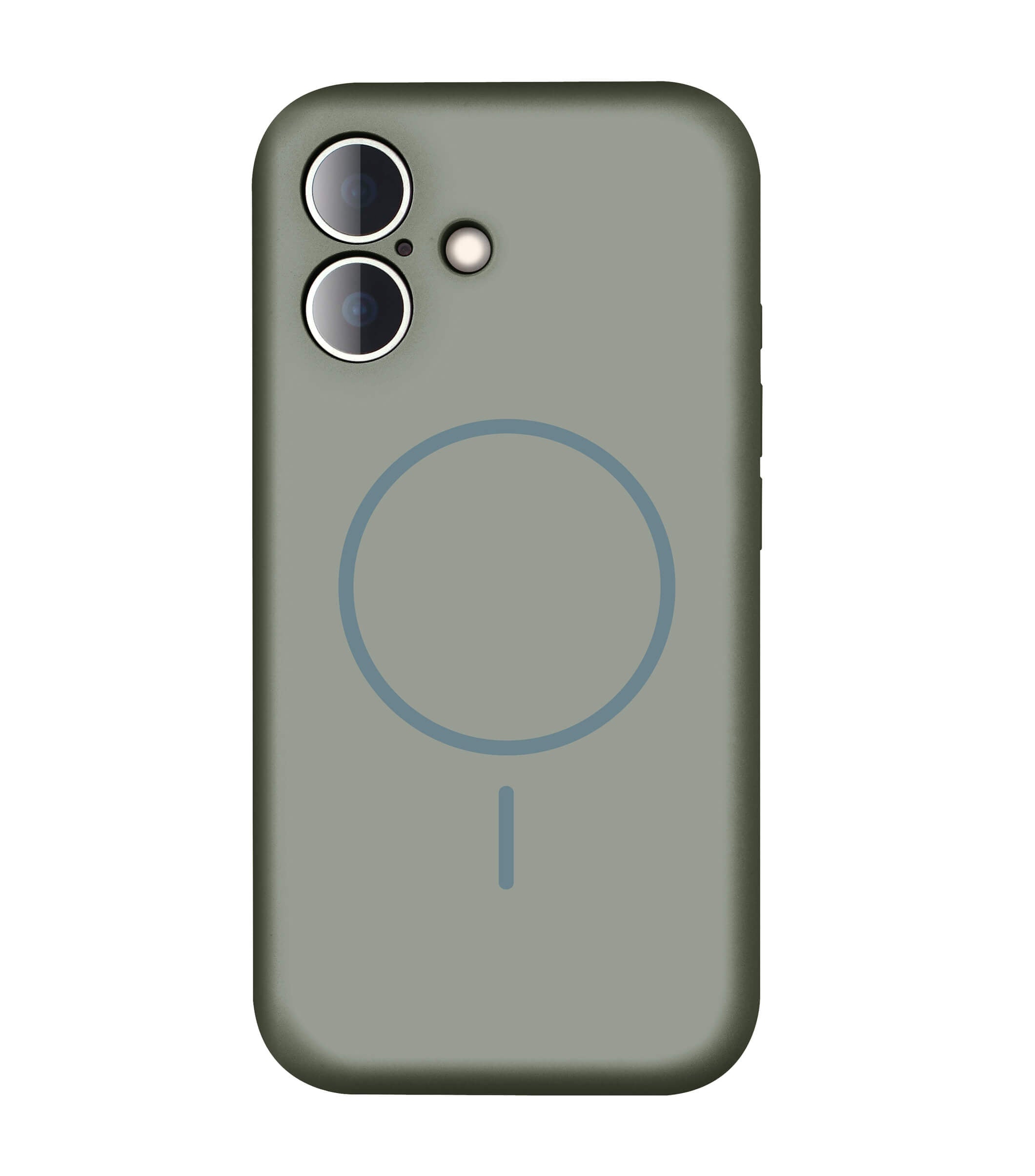 Dark Grey Solid Color Compatible with Magsafe Phone Case