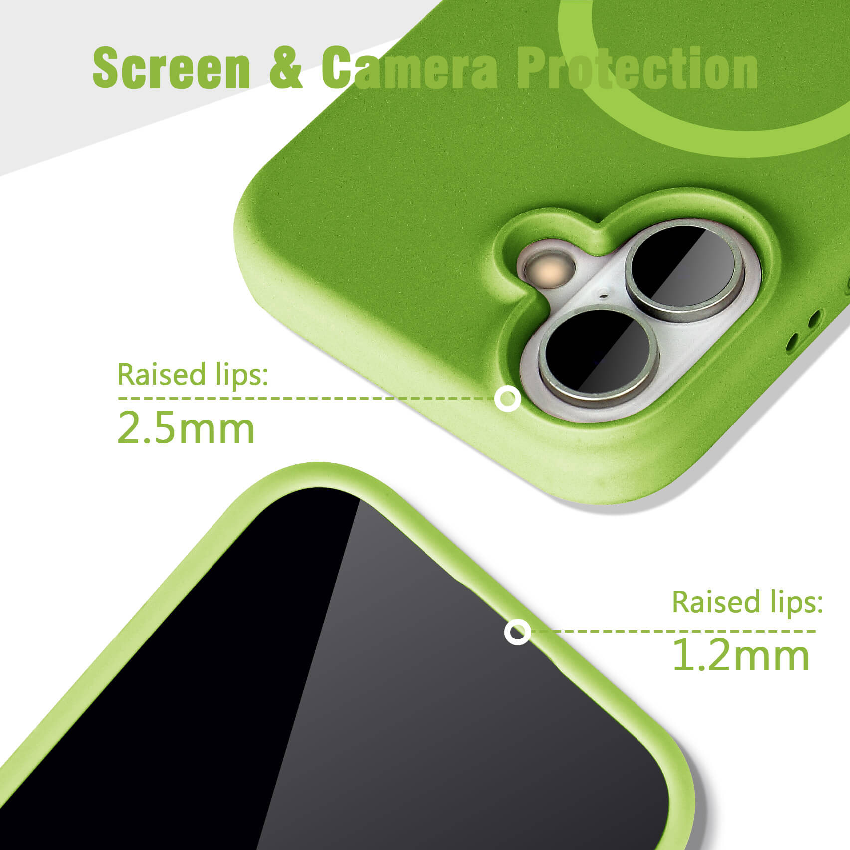 Green Solid Color Phone Case