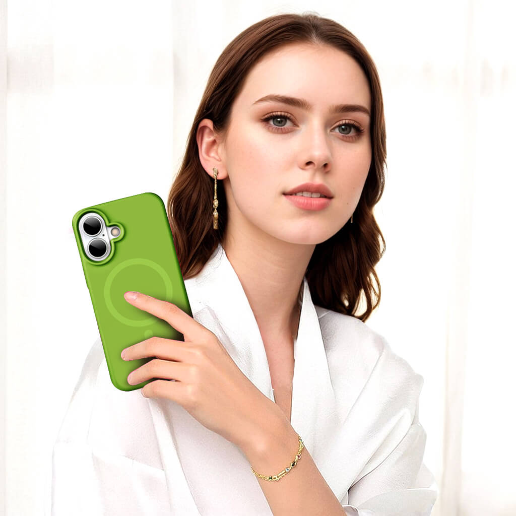 Green Solid Color Phone Case