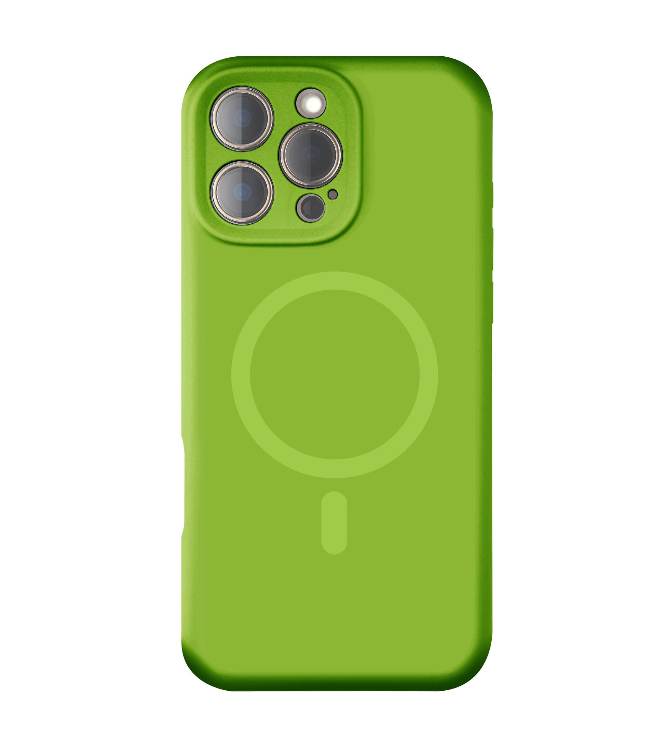 Green Solid Color Full Cover Phone Case