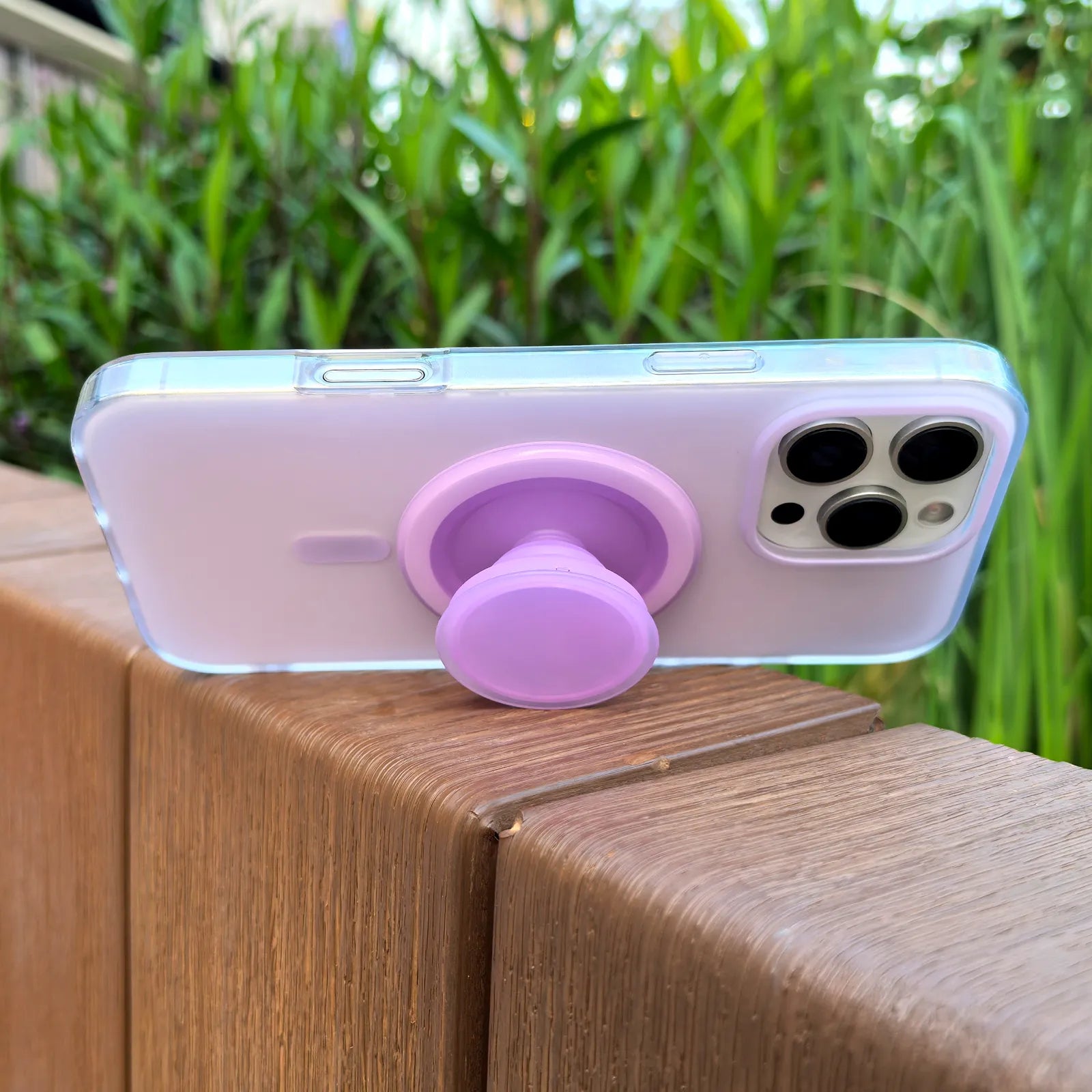 Purple Phone Case MagSafe Grip Set