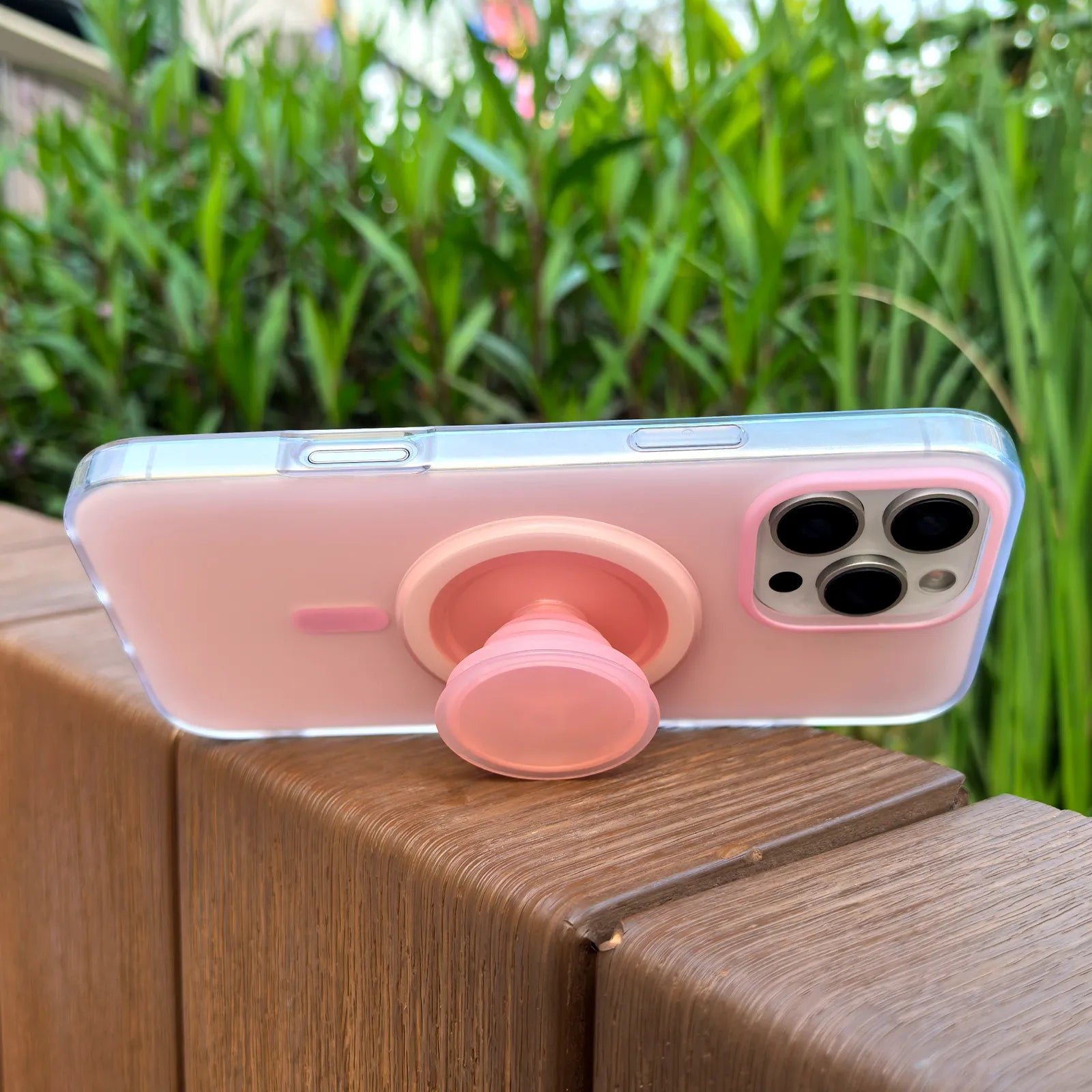 Pink Phone Case MagSafe Grip Set