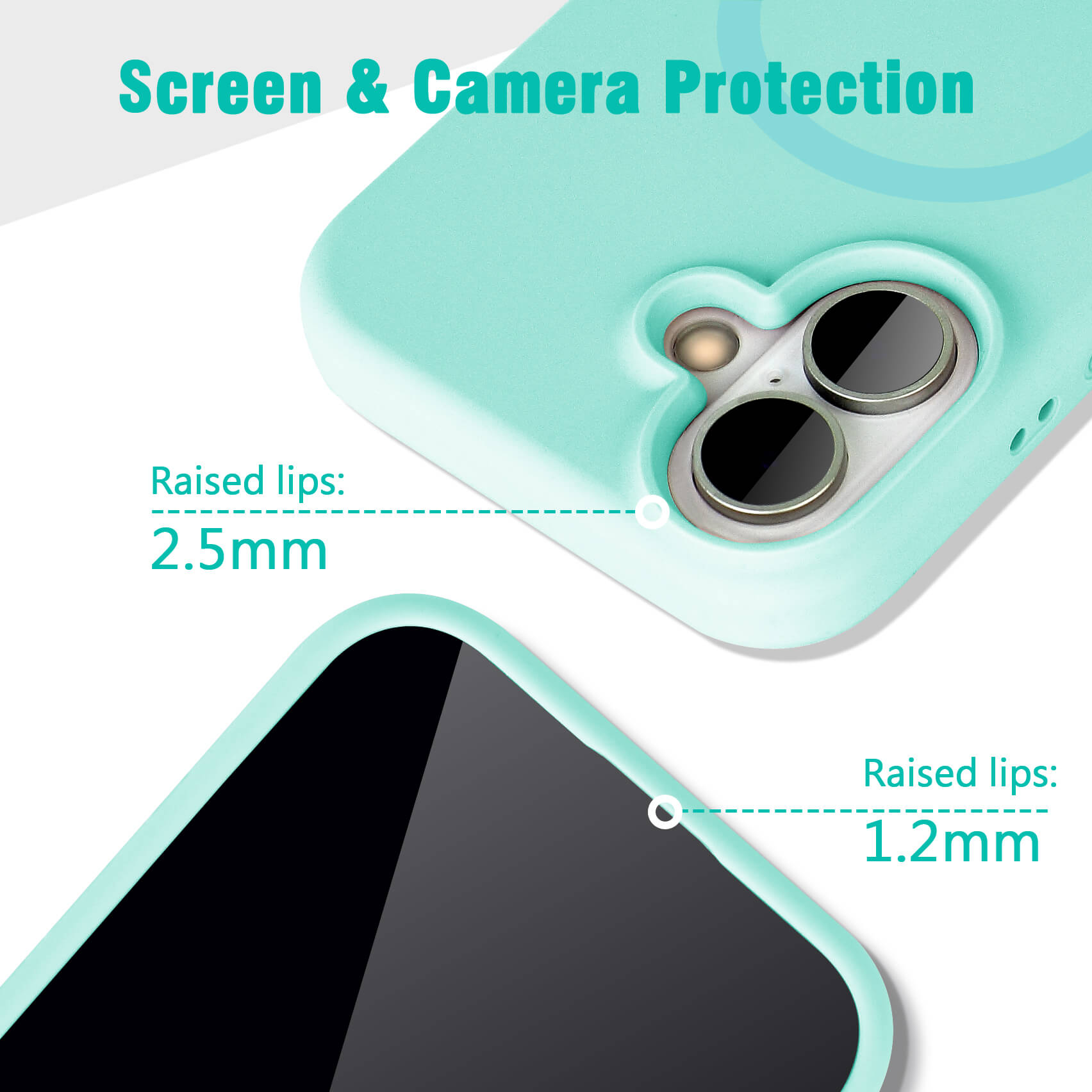 Light Blue Solid Color Phone Case