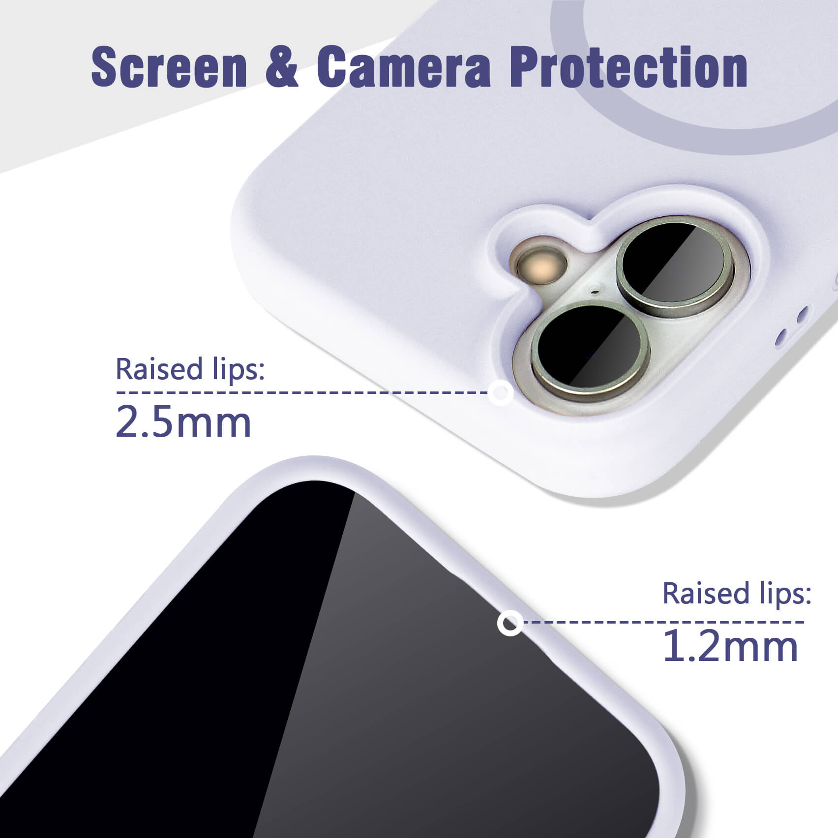 Light Purple Solid Color Phone Case