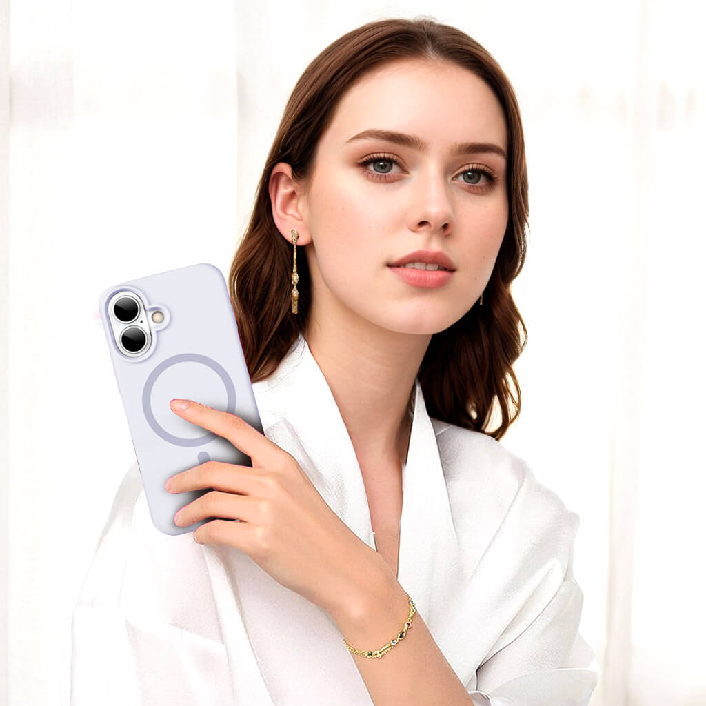 Light Purple Solid Color Phone Case