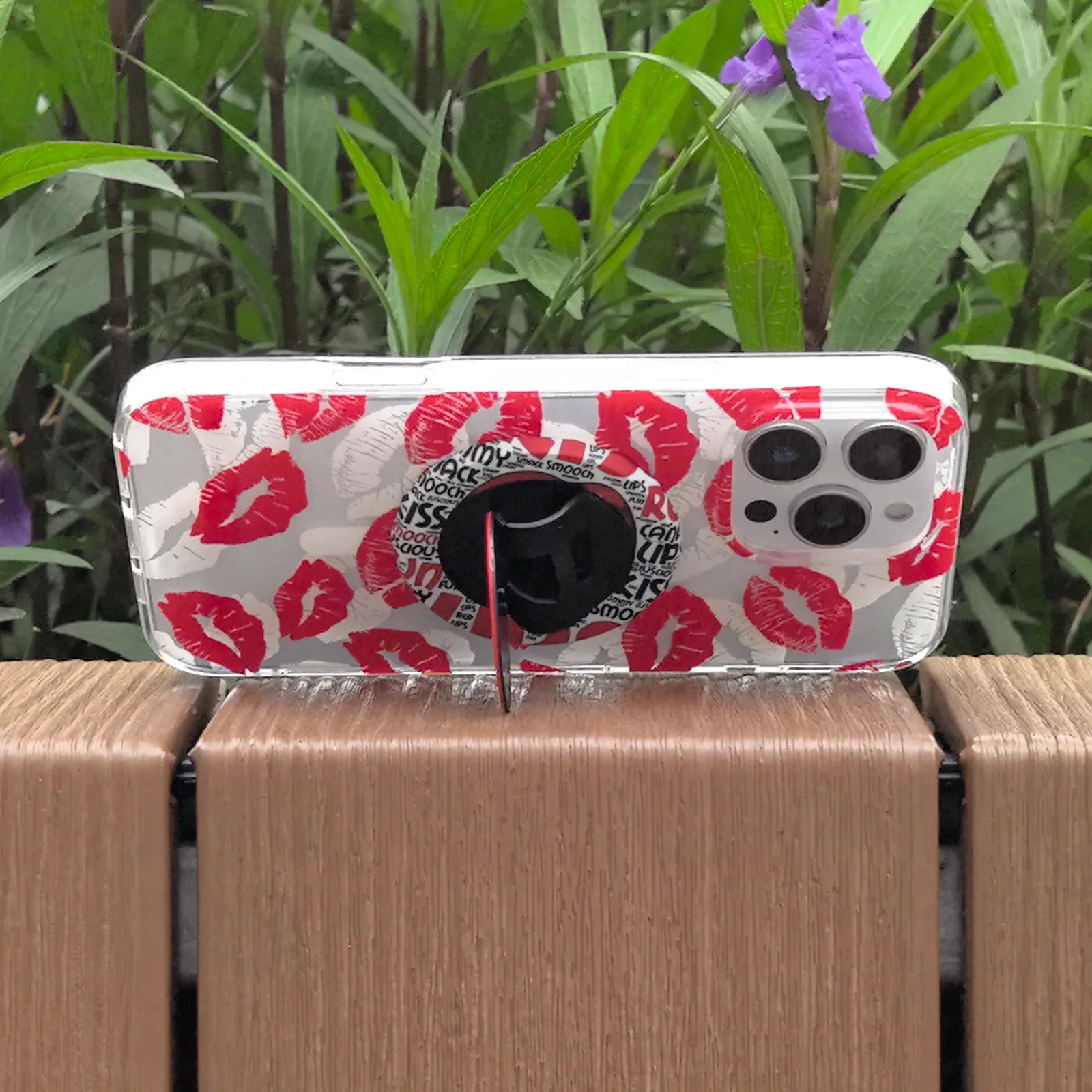 Lip Red Phone Case MagSafe Grip Set