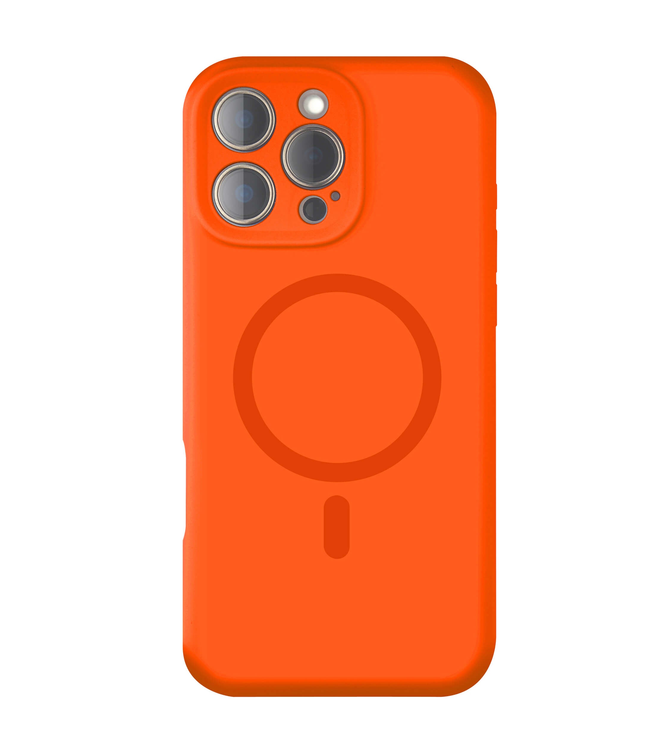 Orange Solid Color Full Cover Phone Case