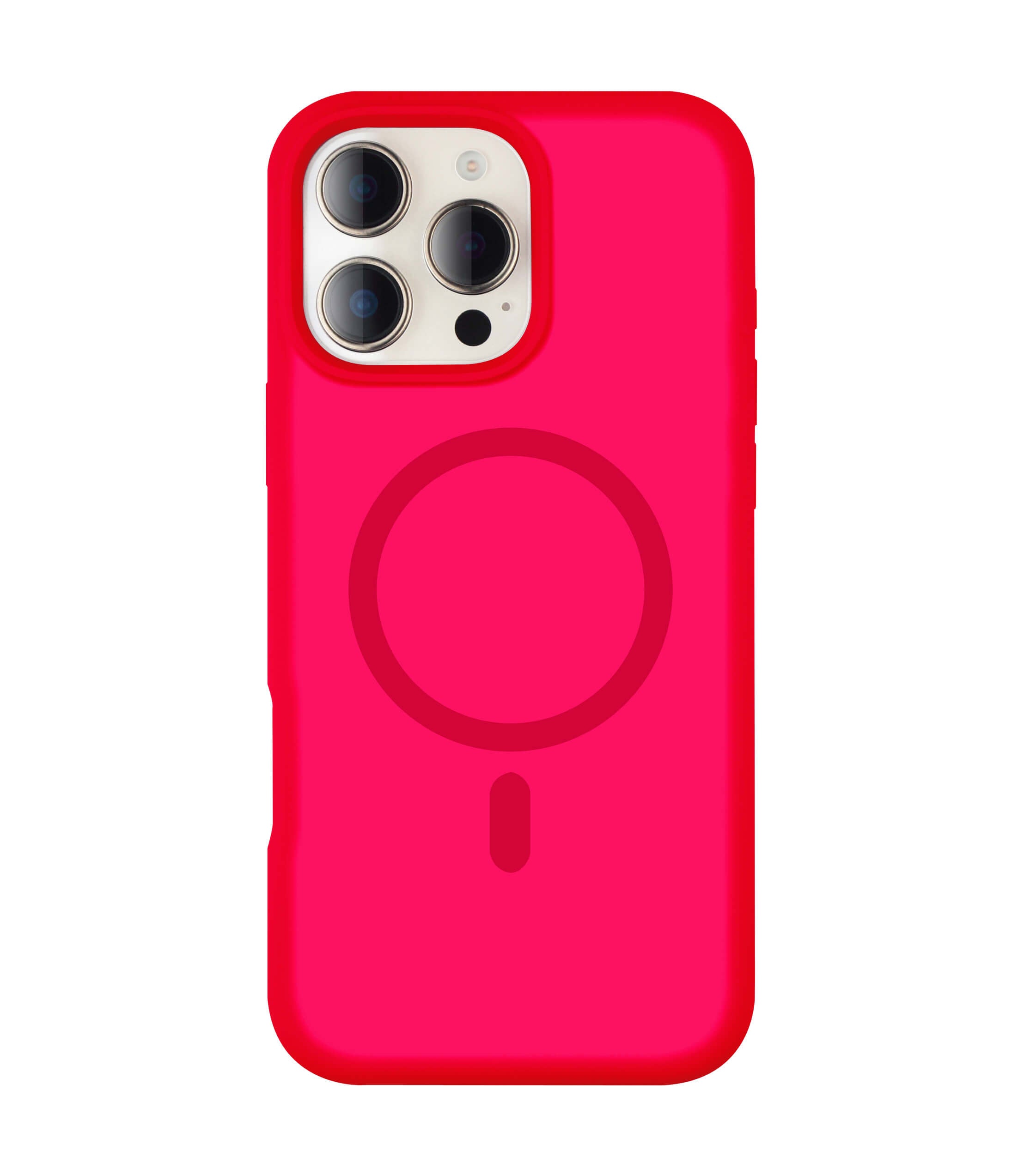 Rose Red Solid Color Phone Case